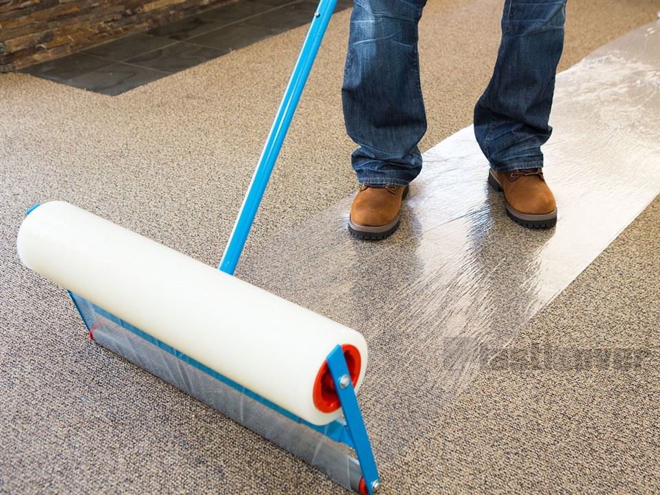 600mm X 50m Clear Carpet Guard Film Roll