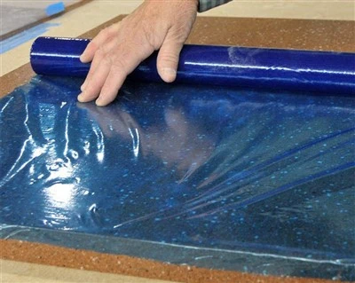 3mil Thick Blue Heavy-Duty Stone Film